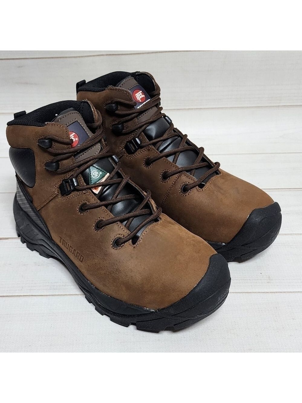 ITSS Trugard B300B Safety Toe Work Boot in Brown Size 8 Wide - New In Box